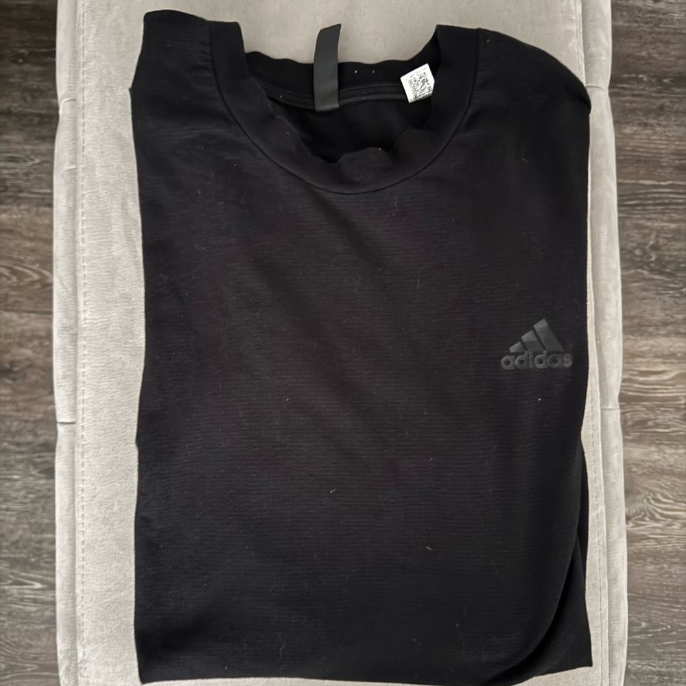 Adidas Men's Short Sleeve Black Tee